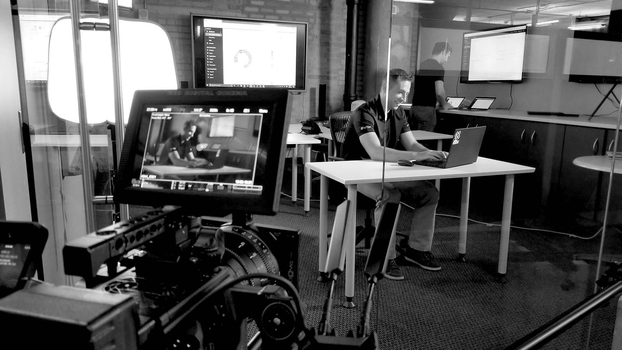 Corporate Video Shoot BW
